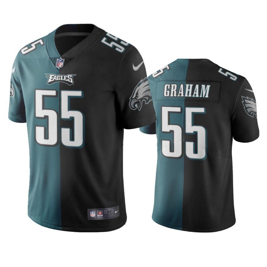 eagles brandon graham green black vapor limited two tone jersey