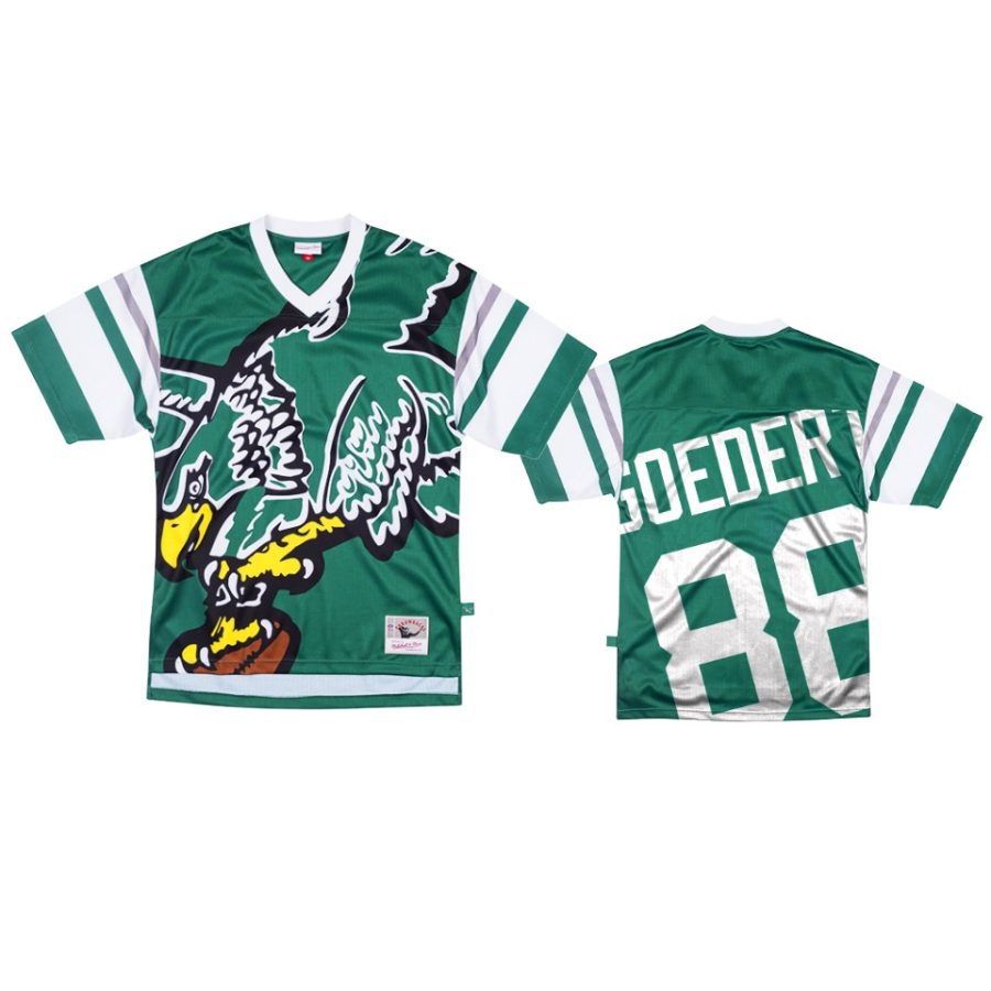 eagles dallas goedert green big face jersey