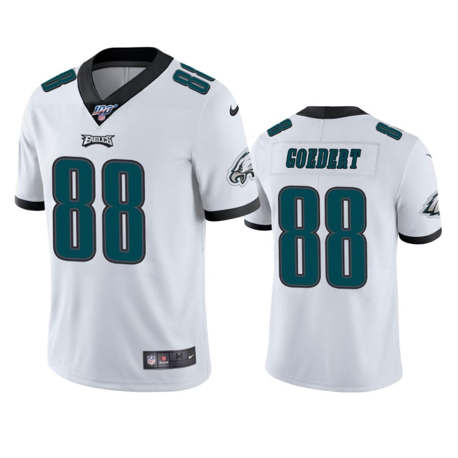 eagles dallas goedert white limited 100th season jersey