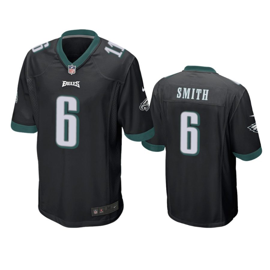 eagles devonta smith black game jersey