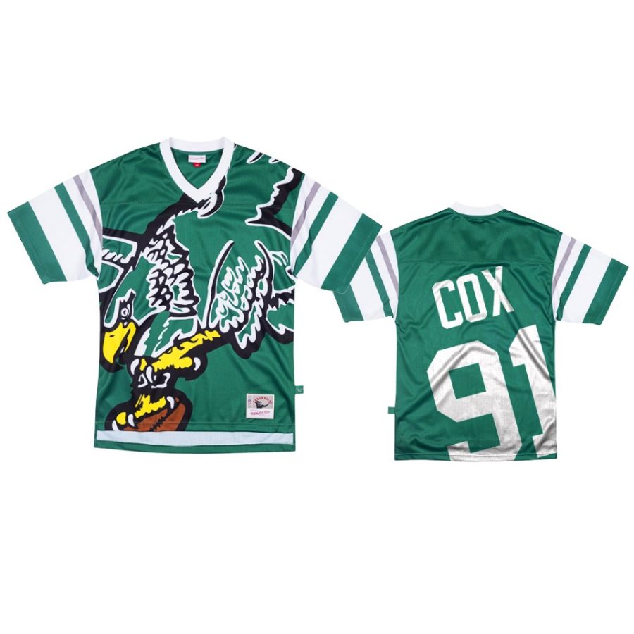 eagles fletcher cox green big face jersey