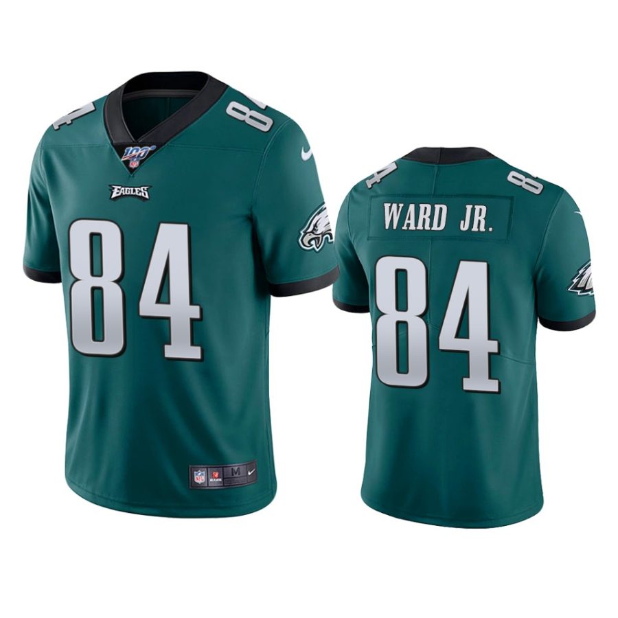 eagles greg ward jr. midnight green limited 100th season jersey