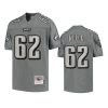 eagles jason kelce charcoal metal replica jersey