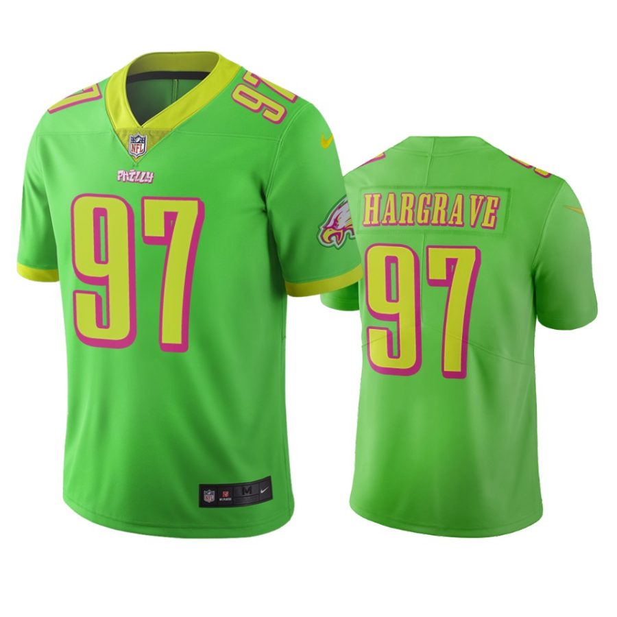 eagles javon hargrave green city edition jersey