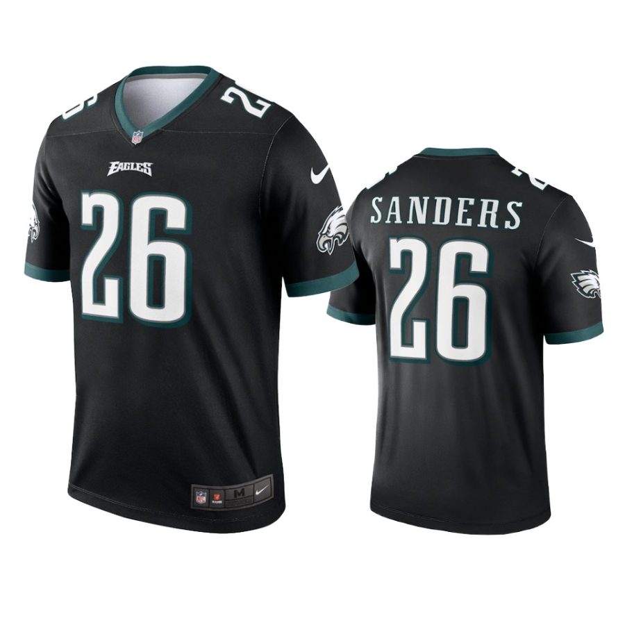 eagles miles sanders black legend jersey