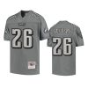 eagles miles sanders charcoal metal replica jersey