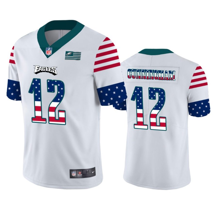 eagles randall cunningham white independence day vapor jersey