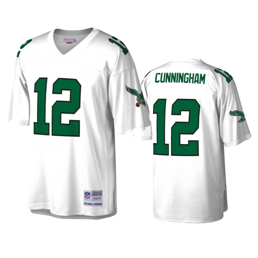 eagles randall cunningham white vintage replica retired player jersey