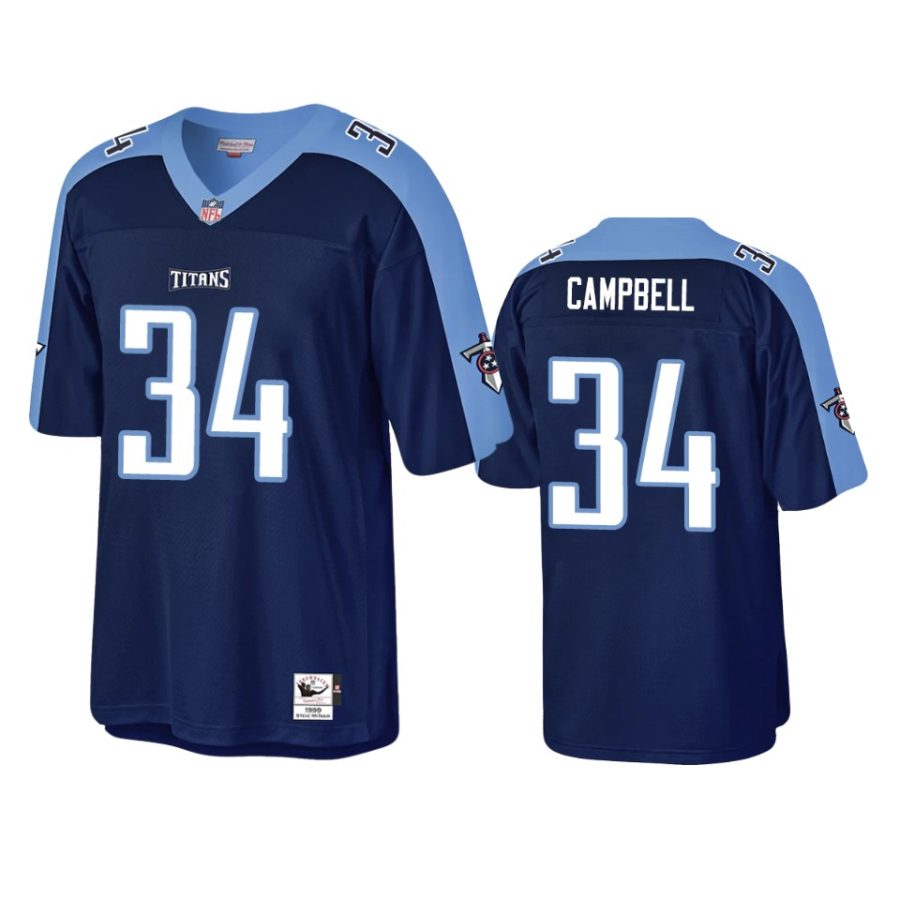 earl campbell titans navy throwback retired player jersey