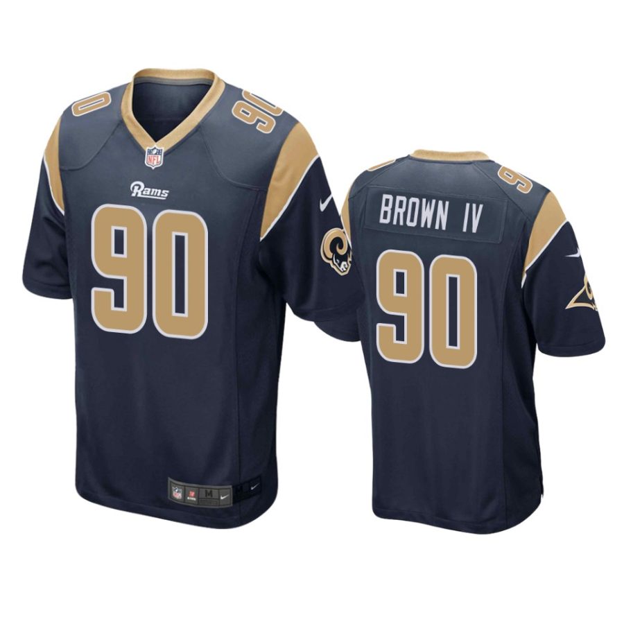 earnest brown iv rams navy game jersey