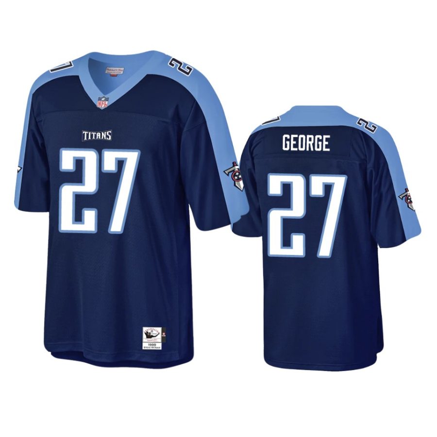 eddie george titans navy throwback retired player jersey