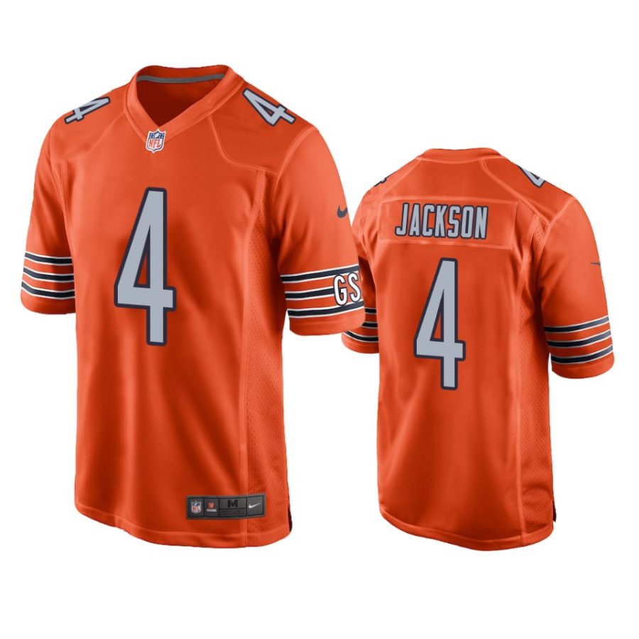 eddie jackson bears orange alternate game jersey