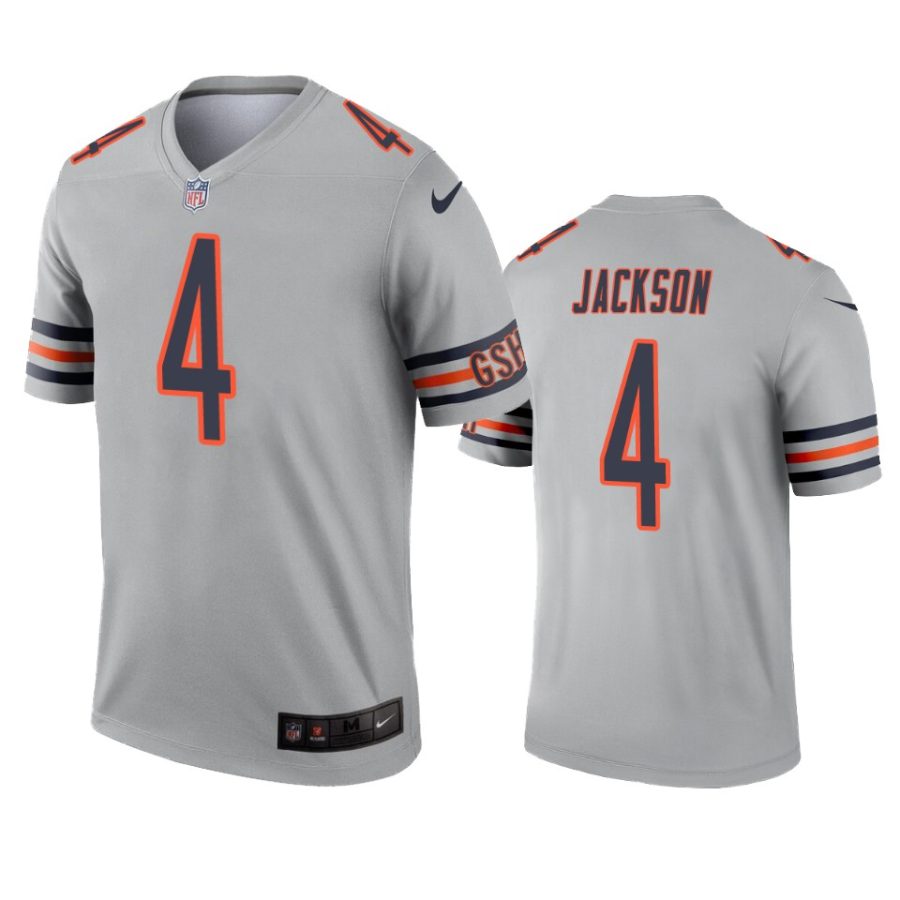 eddie jackson bears silver inverted legend jersey