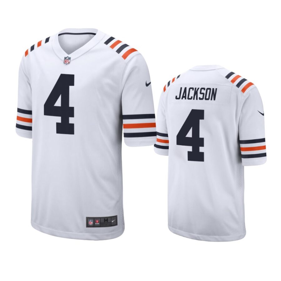 eddie jackson bears white alternate game jersey