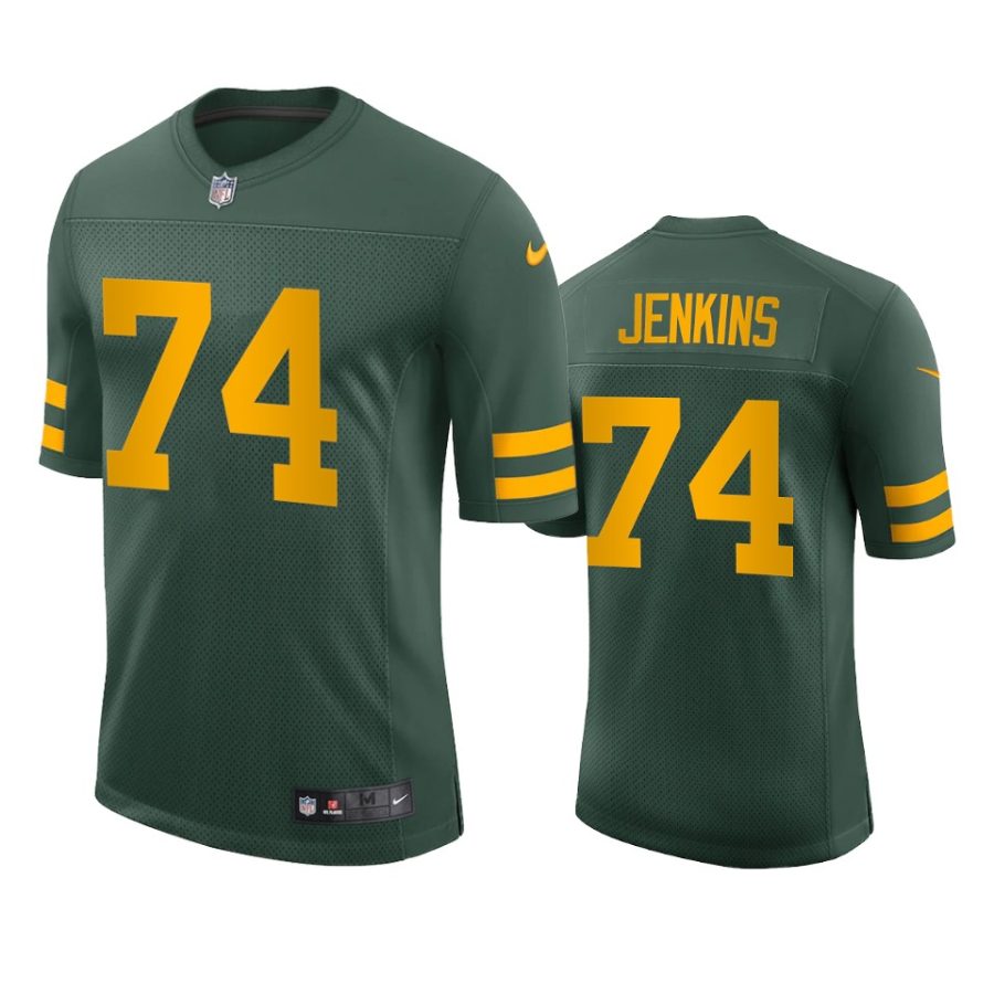 elgton jenkins packers green vapor jersey