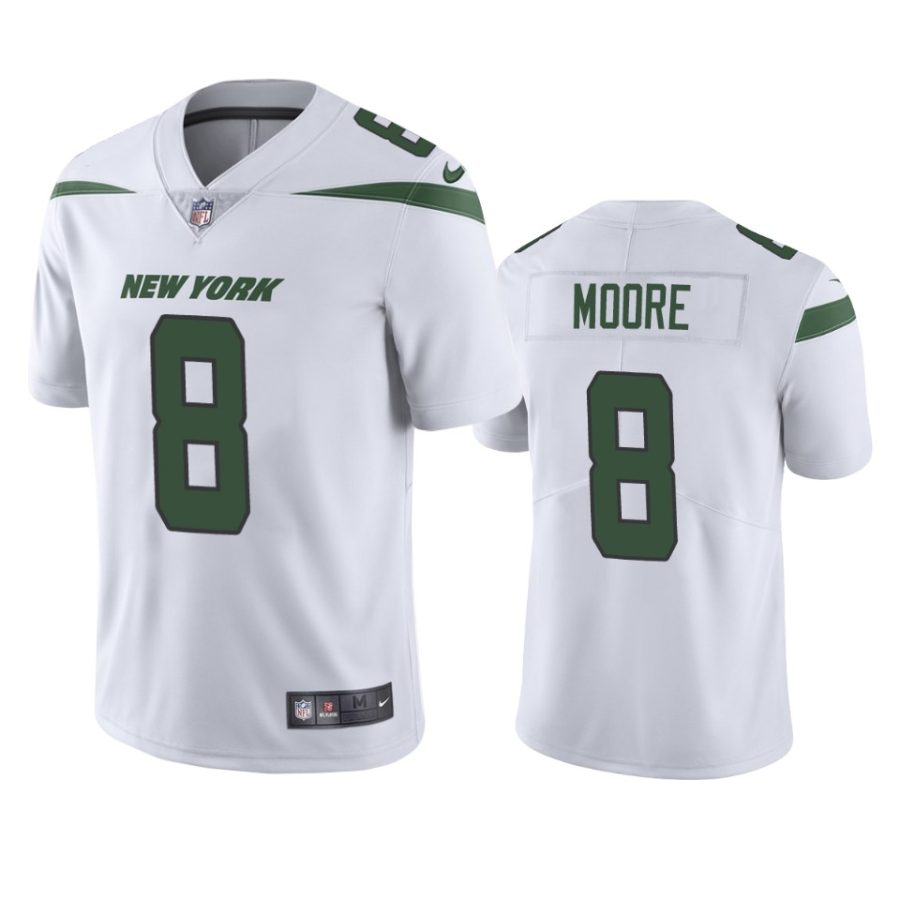 elijah moore jets white vapor limited jersey