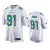 emmanuel ogbah dolphins white game jersey