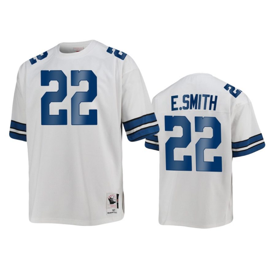 emmitt smith cowboys white throwback authentic jersey