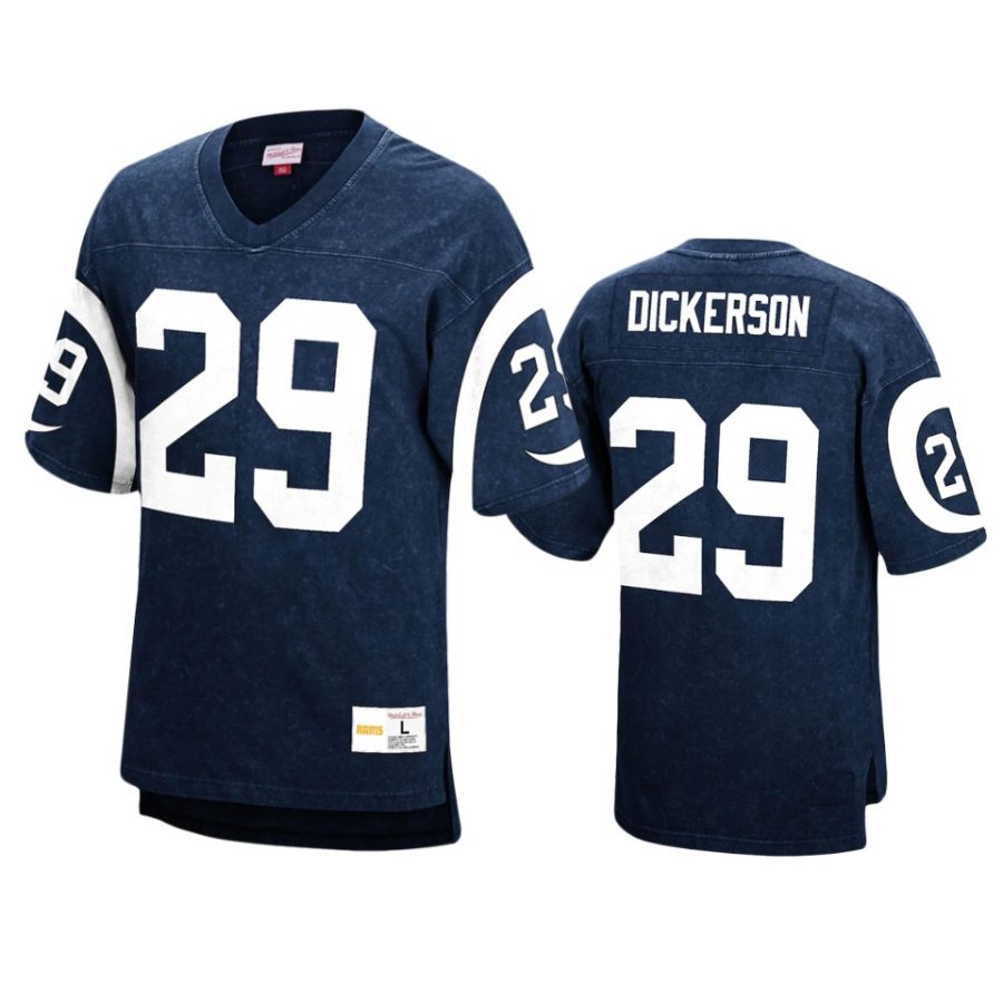 eric dickerson rams royal acid wash jersey