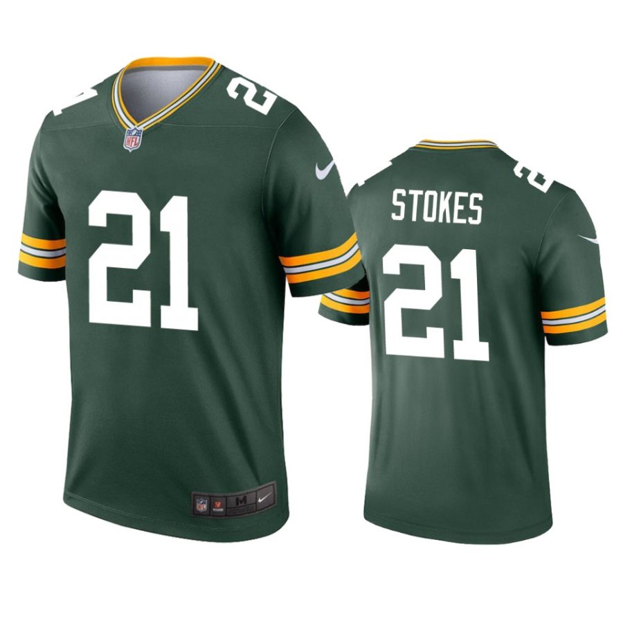 eric stokes packers green legend jersey