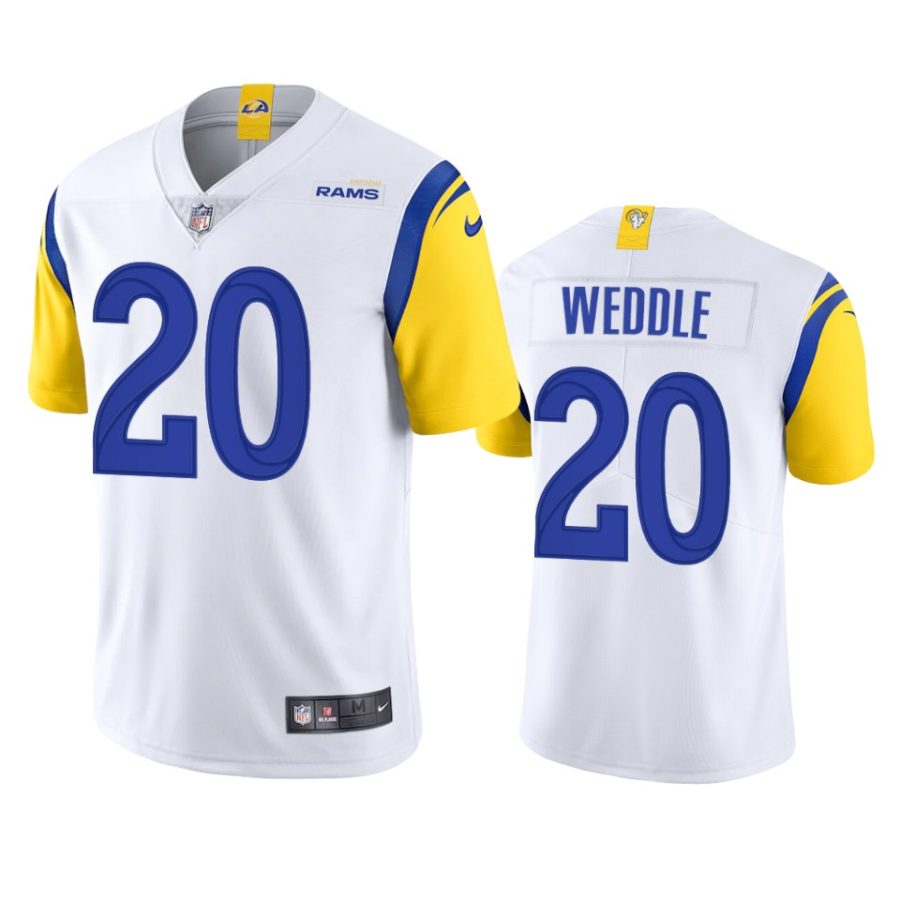 eric weddle rams white vapor jersey