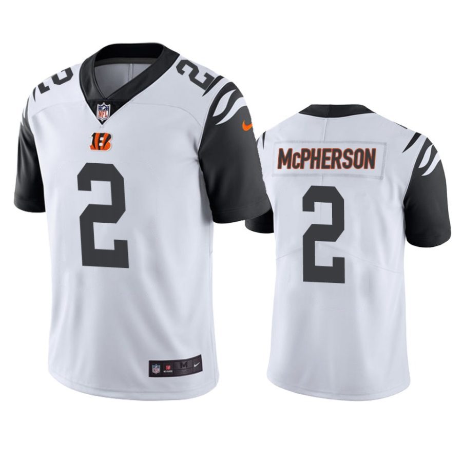 evan mcpherson bengals color rush limited white jersey