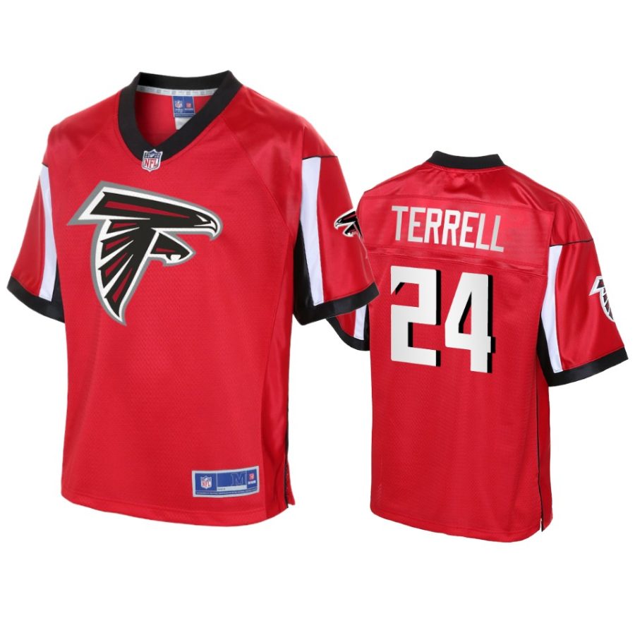 falcons a.j. terrell pro line red icon jersey