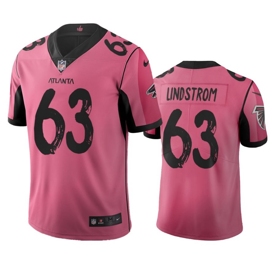 falcons chris lindstrom pink city edition jersey
