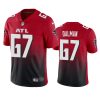 falcons drew dalman red vapor jersey