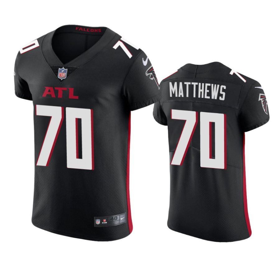 falcons jake matthews black vapor elite jersey