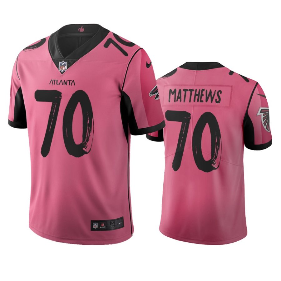 falcons jake matthews pink city edition jersey