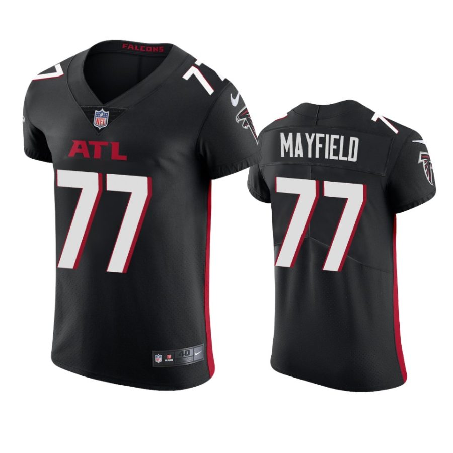 falcons jalen mayfield black vapor elite jersey