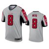 falcons kyle pitts silver inverted legend jersey