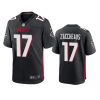 falcons olamide zaccheaus black game jersey