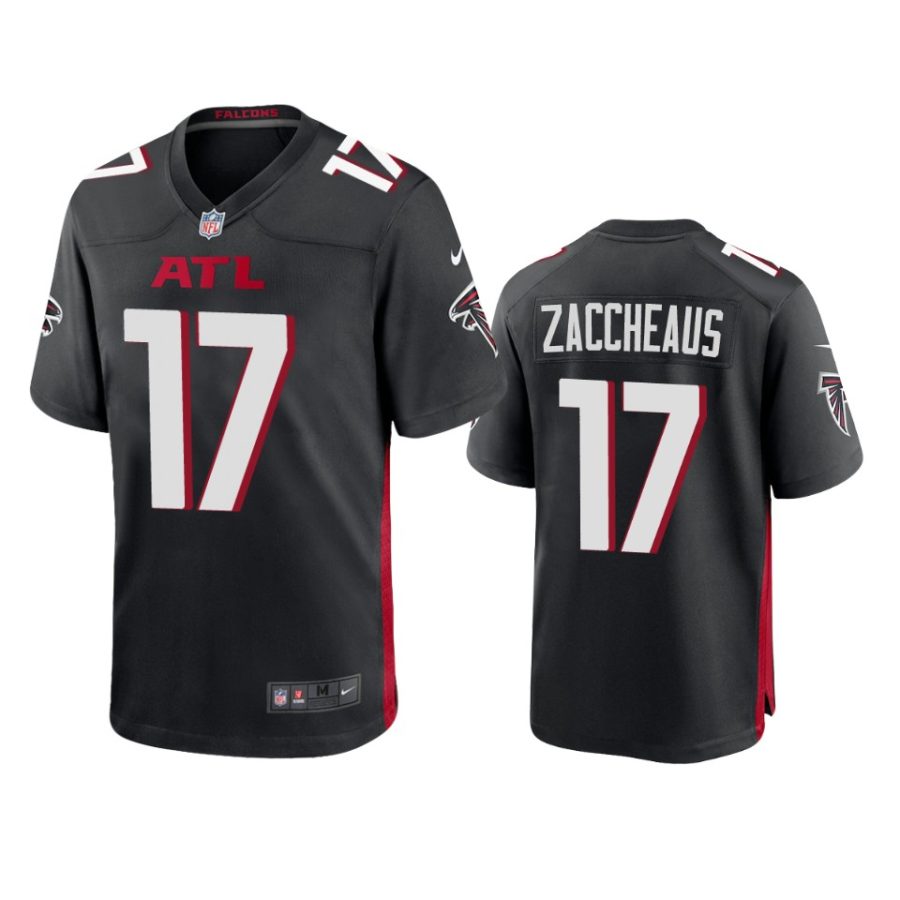 falcons olamide zaccheaus black game jersey