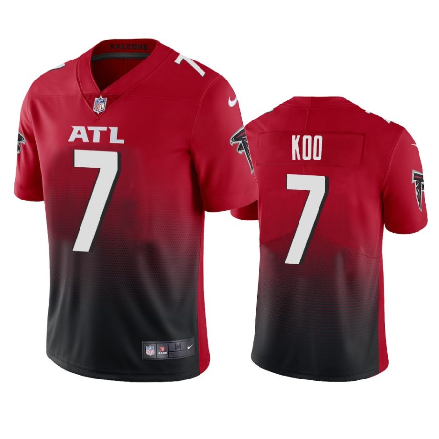 falcons younghoe koo red vapor jersey