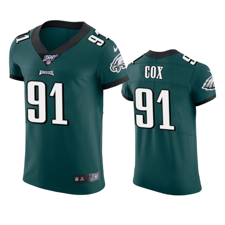 fletcher cox eagles midnight green nfl 100 vapor elite jersey