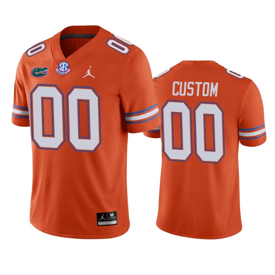 florida gators custom orange alternate game jersey