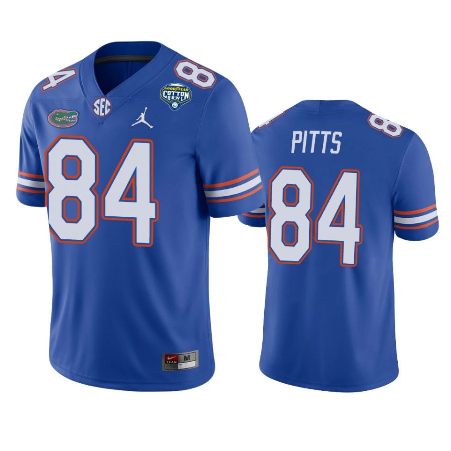 florida gators kyle pitts royal 2020 cotton bowl game jersey