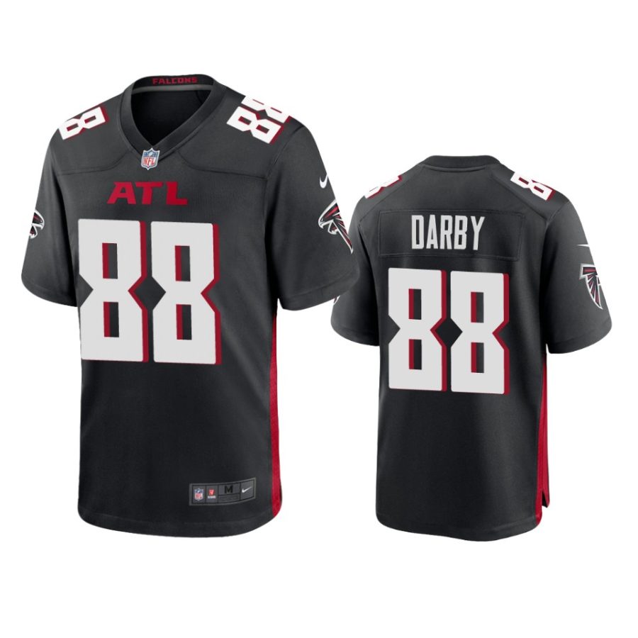 frank darby falcons black game jersey