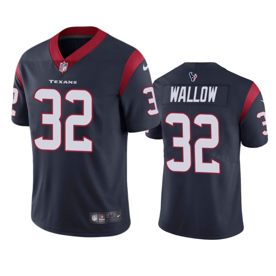 garret wallow texans navy vapor jersey