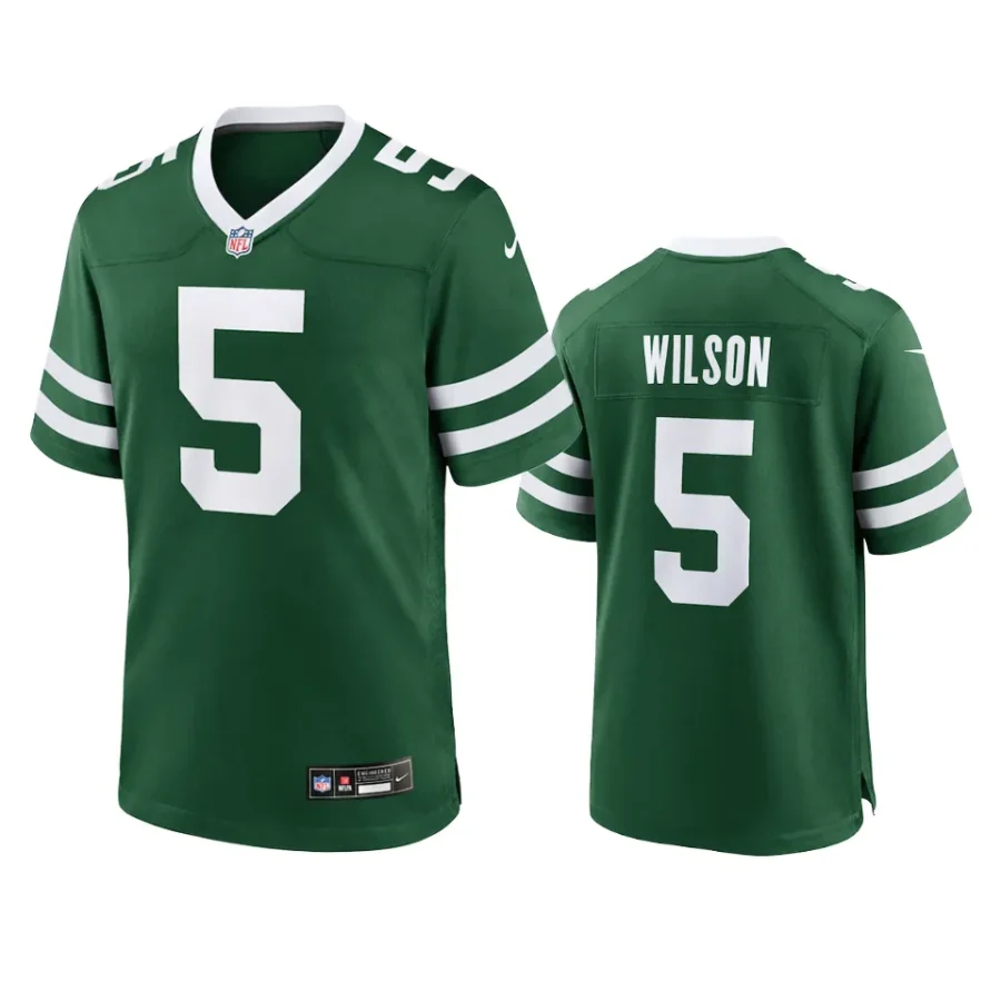 garrett wilson jets 2024 game legacy green jersey