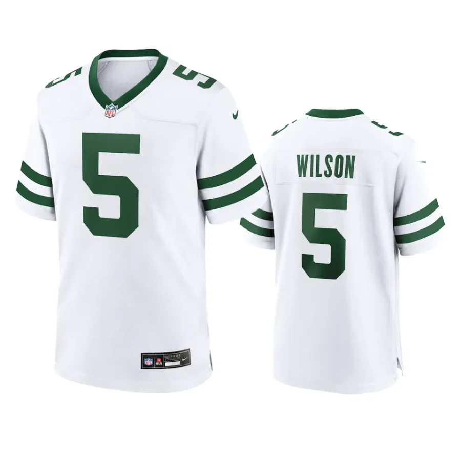 garrett wilson jets 2024 game white jersey