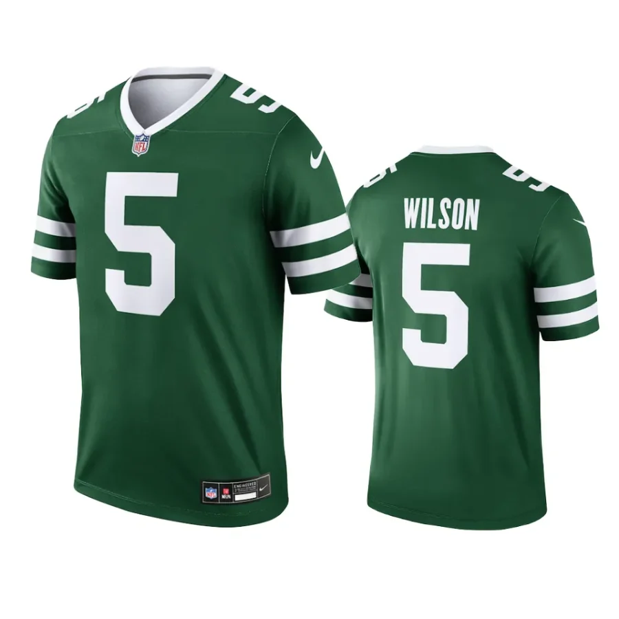 garrett wilson jets 2024 legend legacy green jersey