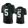 garrett wilson jets jersey legacy black vapor f.u.s.e. limited 2024 alternate