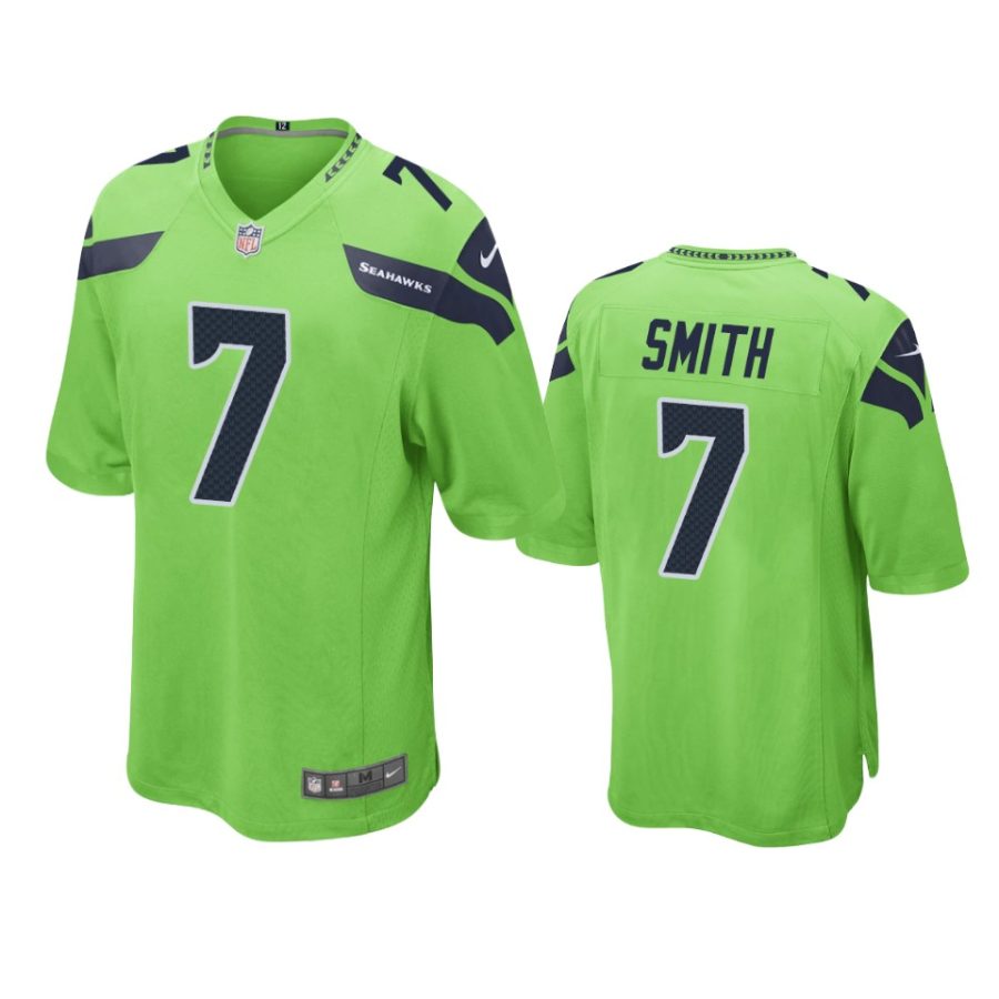 geno smith seahawks neon green game jersey