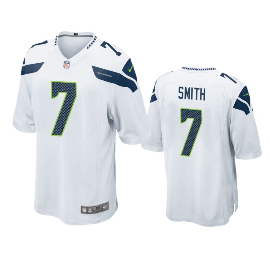 geno smith seahawks white game jersey