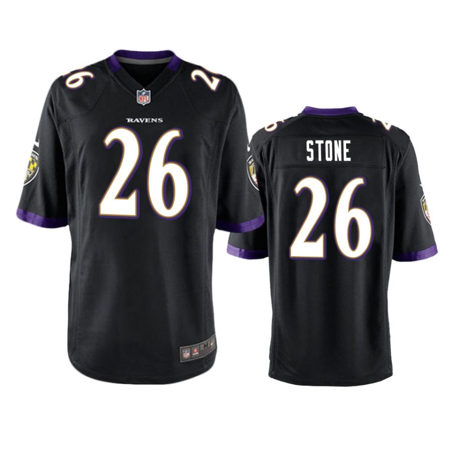 geno stone ravens black game jersey 0a