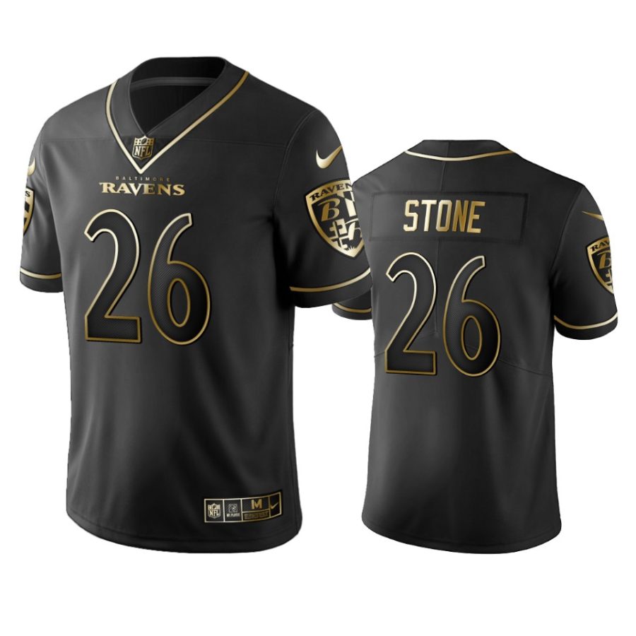 geno stone ravens black golden edition jersey