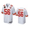 george karlaftis chiefs white 50th anniversary of operation linebacker jersey